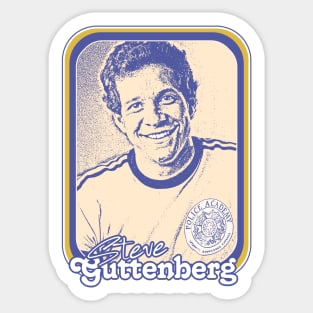 Steve Guttenberg / 1980s Movie Lover Gift Design Sticker